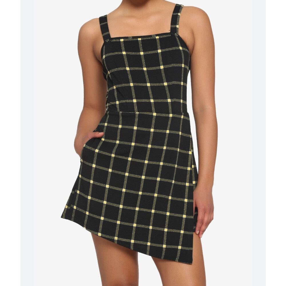 Hot Topic Plaid Skirtall Skirt Size 2X Preppy Academia Punk Goth Jumper Romper